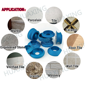 HUAXING 75mm Vacuum Brazed Diamond Grinding <strong>Profile</strong> Wheel for Angle <strong>Grinder</strong> for Marble Stone Quartz Ceramic Tile Deburring - Product Image 4