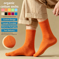 Chaussettes en coton biologique respirantes, durables et écologiques certifiées GOTS