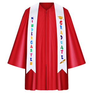 Uniformes <span class=keywords><strong>de</strong></span> Graduación <span class=keywords><strong>de</strong></span> Jardín <span class=keywords><strong>de</strong></span> Infancia <span class=keywords><strong>de</strong></span> Alta Calidad con Borla, Estola, Certificado, Togas y Birretes para Graduación <span class=keywords><strong>Preescolar</strong></span> - Product Image 6
