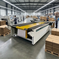 Máquina de gran tamaño para hacer cartón, plotter cortador de cartón Kiss Cut para pegatinas de coche