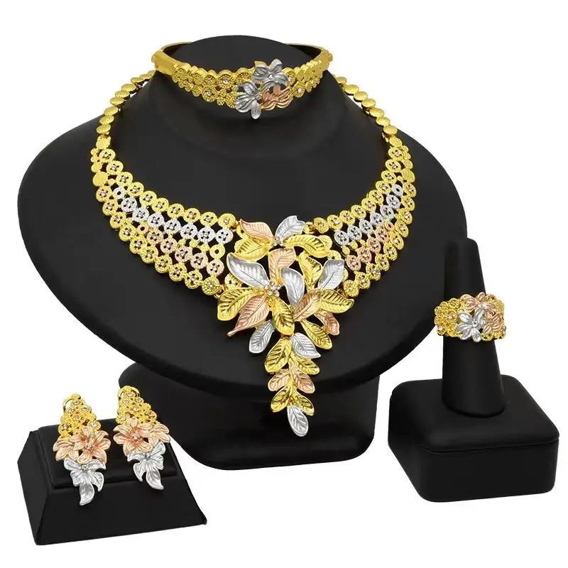 1/6 Mix Style gold women Jewelry Sets xoxo necklace set jewelry indian bridal jewelry