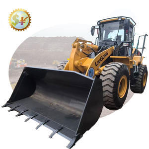 Chargeuse sur pneus CLG856H d'occasion à vendre, moteur Mitsubishi, chargeuse frontale de 6 tonnes avec roulement moteur et boîte de vitesses - Product Image 1