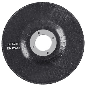 Disque de meulage BFA24R 115 mm, diamètre intérieur 22 mm, forme plate, roue abrasive en résine de renforcement pour le meulage du métal - Product Image 1