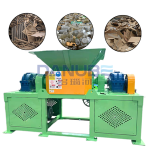 Factory Price Waste Recycling <b>Machine</b> Industrial Double Shaft Waste Shredder <b>Machine</b> Waste Plastic Crusher <b>Machine</b> - Product Image 1