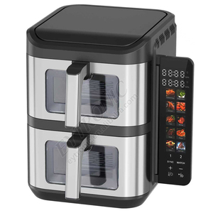 Freidora de Aire de Doble Capa con Calefacción Superior e Inferior, 4.5L+6.5L, 3 Tubos, 100% Más Eficiente que las Freidoras de Aire Convencionales - Product Image 6