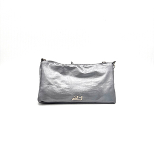 Premium Quality Popular Choice Metal Nylon Wrinkle Tote <b>Handbag</b> For Girls With Detachable <b>Chain</b> Strap - Product Image 5