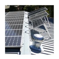Système de montage de panneaux solaires sur toit plat économique en alliage zinc-aluminium-magnésium avec surface galvanisée à chaud, garantie 25 ans