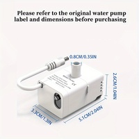 Pompe de fontaine à eau automatique pour animaux de compagnie (chats et chiens) avec accessoire de bol de remplacement ultra-silencieux, submersible, USB, IPX8, CE, 28 dB