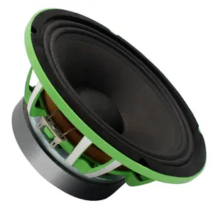 Champion Series Super Power 600W 4 ohms 8 inch Midrange Speaker for Car Audio with Green Aluminum Basket frame Clean and Loud