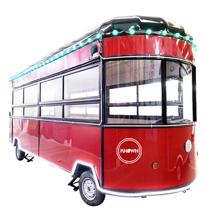 2025 chariot mobile de remorque de nourriture de camion de vente de crème glacée personnalisé avec kiosque de cuisine de rue de congélateur de réfrigérateur - Product Image 5