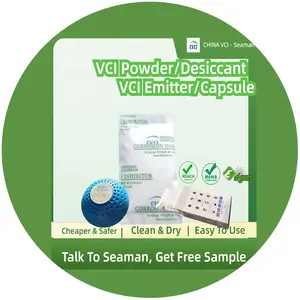 蒸気腐食防止剤 (VCI) 粉末、VCIエミッターディフューザー蒸気カプセル、VCI乾燥剤パック