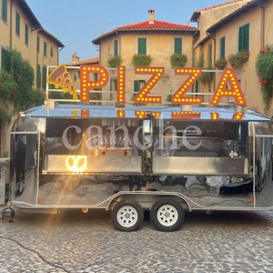 Remorque mobile de nourriture de remorque grise de concession de camion de restauration rapide de 16ft avec la prise standard des USA - Product Image 5