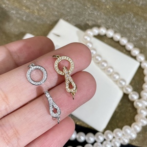 Nouveau collier de perles d'eau douce naturelles pour femmes, 9-10mm, Plus collier à boucle en <span class=keywords><strong>or</strong></span> véritable 18k, <span class=keywords><strong>prix</strong></span> de gros d'usine - Product Image 4