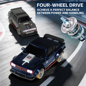 <span class=keywords><strong>Voiture</strong></span> RC miniature 1:64, <span class=keywords><strong>voiture</strong></span> télécommandée 2.4G avec charge magnétique et gyroscope, jouet de course de poche pour enfants - Product Image 3