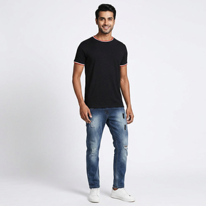 Camisetas de Hombre al por Mayor, Camisetas de Verano de Algodón de Calidad, Diseño de Color Sólido, Cuello Redondo, Estilo Casual Clásico, Ropa de Hombre - Product Image 1