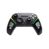 Manette de jeu sans fil programmable Ajazz GP100 2,4 GHz pour PC avec moteur de vibration, joystick gyroscopique de réveil