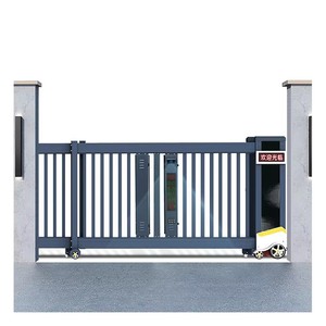 Puerta Corredera Automática de Seguridad Resistente a Congelaciones SSCL con Enfoque en la Privacidad y Reconocimiento de Matrículas para Fábrica/Gimnasio - Product Image 1