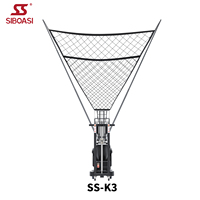 Machine de tir de basket-ball en métal durable Siboasi K3 avec rebond automatique pour l'entraînement en plein air