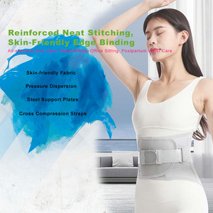 <span class=keywords><strong>Ceinture</strong></span> de soutien lombaire fine et respirante personnalisée <span class=keywords><strong>pour</strong></span> le sport et le fitness, avec compression et contrôle abdominal - Product Image 6