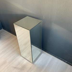 <span class=keywords><strong>Colonne</strong></span> miroir en argent massif, support carré de fleurs de mariage, sur socle, pour décorations de mariage, décor de fête - Product Image 2