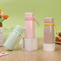 Nouvelles gourdes isothermes en acier inoxydable personnalisées pour filles, 350 ml, anti-fuite, à double paroi, avec infuseur
