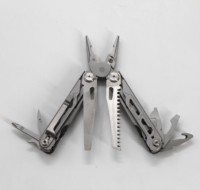 Couteau de poche portable en acier inoxydable 18-en-1 Pince multi-outils Porte-clés de survie en plein air de qualité bricolage