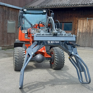 Chargeuse sur pneus articulée <span class=keywords><strong>micro</strong></span>-mini diesel ER412t de 1,2 tonne de la marque chinoise Everun - Product Image 3