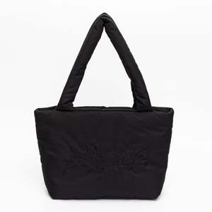 Custom Logo <b>Medium</b> Padded Puffy Shoulder Bag Lightweight Padding Puffer Tote Bag Fashion Women's <b>Handbag</b> - Product Image 4