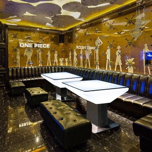 Nouvelle table basse lumineuse pour bar KTV, siège de carte, salle privée, hall, vente en gros, table de bar en acier inoxydable transparente spéciale - Product Image 2