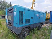Compresseur d'air diesel d'occasion AIRMAN PESJ380 Année 2019 Grand débit d'air pour la construction routière et le sablage