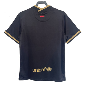 Uniforme de Fútbol de Verano, Manga Corta, Retro 2020/21, Camiseta de Visitante del Barcelona, Estampada, Secado Rápido, 100% Poliéster, Unisex, Adulto - Product Image 2