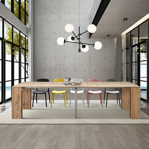 Carine <b>Console</b> <b>Table</b> Rustic Oak Melamine Finished Internal Use - Product Image 4