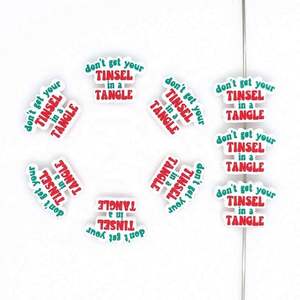 もつれシリコンビーズであなたのTinselを手に入れないでくださいジュエリーブレスレットペンシリコンフォーカルビーズを作る - Product Image 4