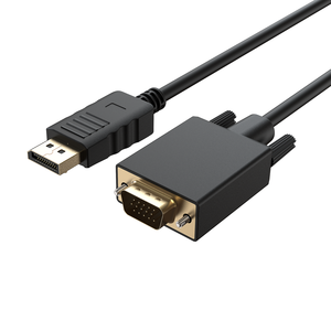 Câble adaptateur coaxial direct d'usine 1.8m et 3m DP vers VGA 1080p Port d'affichage VGA mâle femelle 4K résolution OEM longueur affichages - Product Image 3