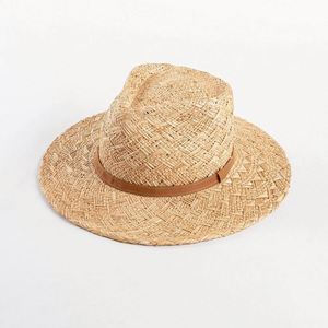หมวกปานามาสานด้วยมือ ประดับริบบิ้นแฟชั่นฤดูใบไม้ผลิ-ฤดูร้อน สำหรับกันแดดกลางแจ้ง สไตล์แจ๊ส - Product Image 6