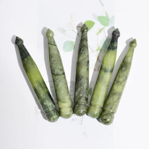 Digitopressione giada Guasha punte quarzo rosa raschiatura Stick penna Gua Sha terapia bacchetta ago strumento di massaggio - Product Image 2