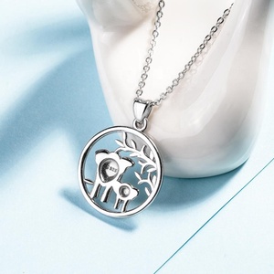 925 Sterling Silver Women Jewelry Lucky Baby <strong>Elephant</strong> Pendant <strong>Necklace</strong> - Product Image 5