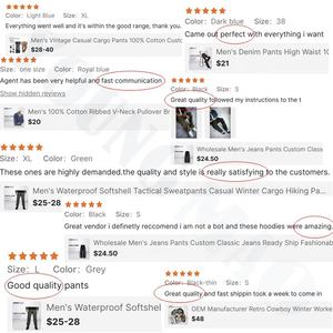 بنطلون جينز رجالي واسع الساق بتصميم عتيق عالي الجودة مخصص من الشركة المصنعة، موديل 2026 الأكثر مبيعًا، مريح وقابل للتنفس - Product Image 6