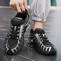 Chaussures de course pour homme, design électro-plaqué populaire 2025, semelle dorée, chaussures cool, baskets décontractées, chaussures de marche et de course pour homme