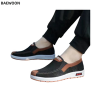 Chaussures de travail en tissu respirant BAEWOON B11, chaussures légères antidérapantes de style Beijing, résistantes à l'usure, confortables, en toile décontractée