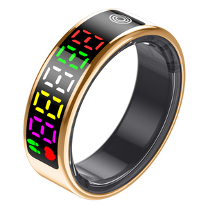 <span class=keywords><strong>Monitor</strong></span> de Saúde Inteligente Vestível Anel Médico de Aço Android IP68 Carregamento Magnético Temperatura Frequência Cardíaca Pressão Arterial - Product Image 3