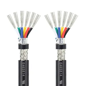 UL2464 double braid shield signal cable 24awg 6core od5.2mm