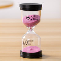 HZ Custom Reloj Arena 1 Menit Mini Hour Glass Sand Timer Set Untuk Anak-anak 1 Menit Sand Timer Hourglass