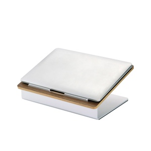 Giá đỡ laptop bằng gỗ Samdi khuyến mãi nóng, có thể nghiêng, dùng được cho điện thoại và iPad/máy tính/máy tính để bàn - Product Image 2