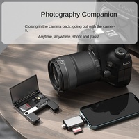 Lector de tarjetas multifunción para teléfonos móviles USB compatible con tarjeta SD/tarjeta TF tarjeta de memoria Universal almacenamiento externo lector de tarjetas OTG