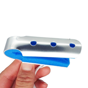 Attelle de doigt en aluminium rembourrée de mousse, protection orthopédique, fixation de fracture, attelle de soutien pour la main et le doigt - Product Image 2