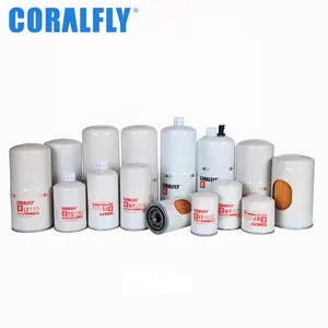 Coralfly דיזל מנוע שמן מסנן LF9001 LF670 LF654 LF16015 LF3349 LF9009 LF670 LF14000nn LF3000 עבור Filtros Fleetguard מסננים