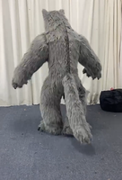 Vente chaude loup-garou en peluche gonflable dessin animé poupée costume marche performance accessoire costume
