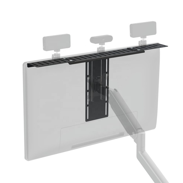 Height Adjustable Escritorio Gamers All-In-One Live Streaming VESA Compatible Device Shelf Camera Shelf for Monitor Arm
