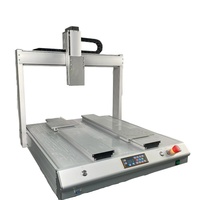 Distributeur de colle automatique haute précision à quatre axes avec plateforme double Y et pompe pour colle froide et colle thermofusible